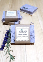 Load image into Gallery viewer, Lavender &amp; Kaolin Clay Soap Bar - Msulwa Life
