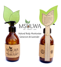 Load image into Gallery viewer, Natural Body Moisturizer - Geranium & Lavender - Msulwa Life