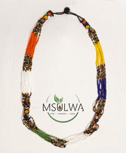 Load image into Gallery viewer, Tribal African Necklace msulwa-com.