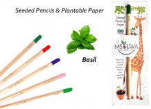Load image into Gallery viewer, Seeded Pencil with Plantable Seed Paper - Msulwa Life