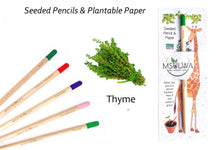 Load image into Gallery viewer, Seeded Pencil with Plantable Seed Paper - Msulwa Life