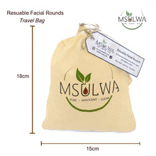 Load image into Gallery viewer, Msulwa Life's Reusable Facial Rounds msulwa-com.