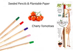 Seeded Pencil with Plantable Seed Paper - Msulwa Life